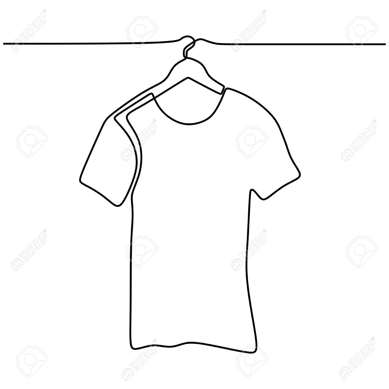 One line drawing t shirt Clearance
