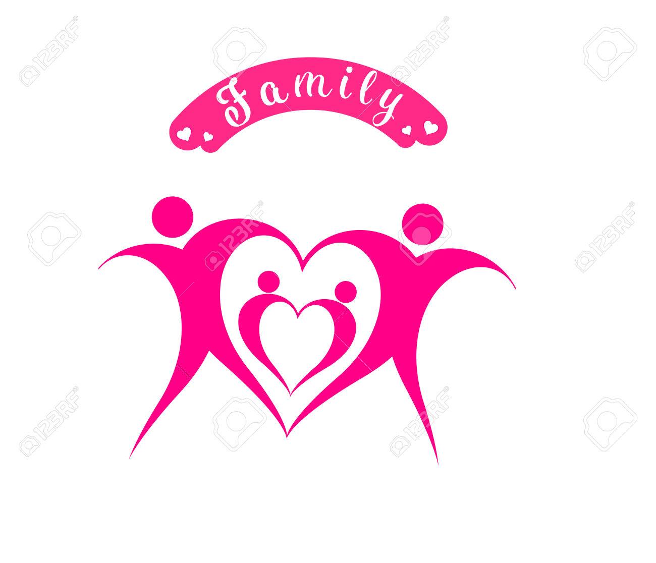 Logo Vector Happy Family Day. Royalty Free SVG, Cliparts, Vectors, and  Stock Illustration. Image 74216619., image size:1300x1116