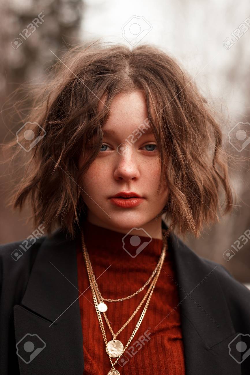 Reddish Brown Hair Blue Eyes