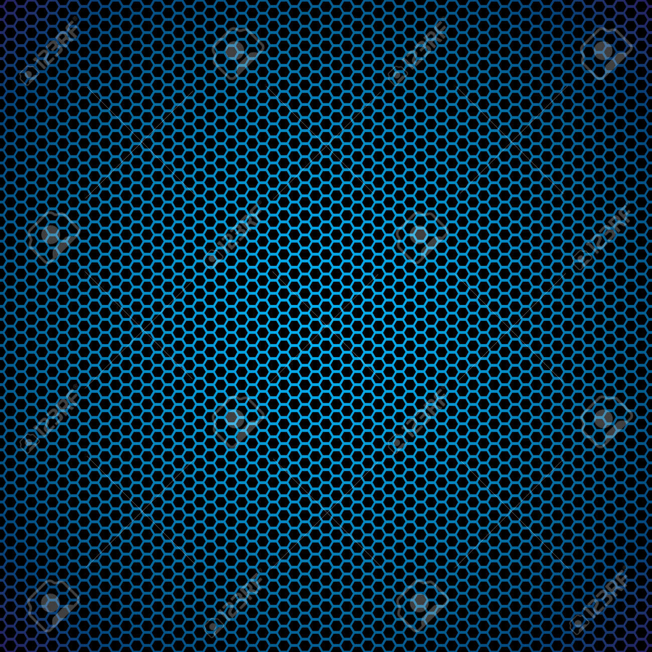 Abstract blue metal hexagon background with honeycomb effect - 7635410 Abstract blue metal hexagon background with honeycomb effect - 7635410