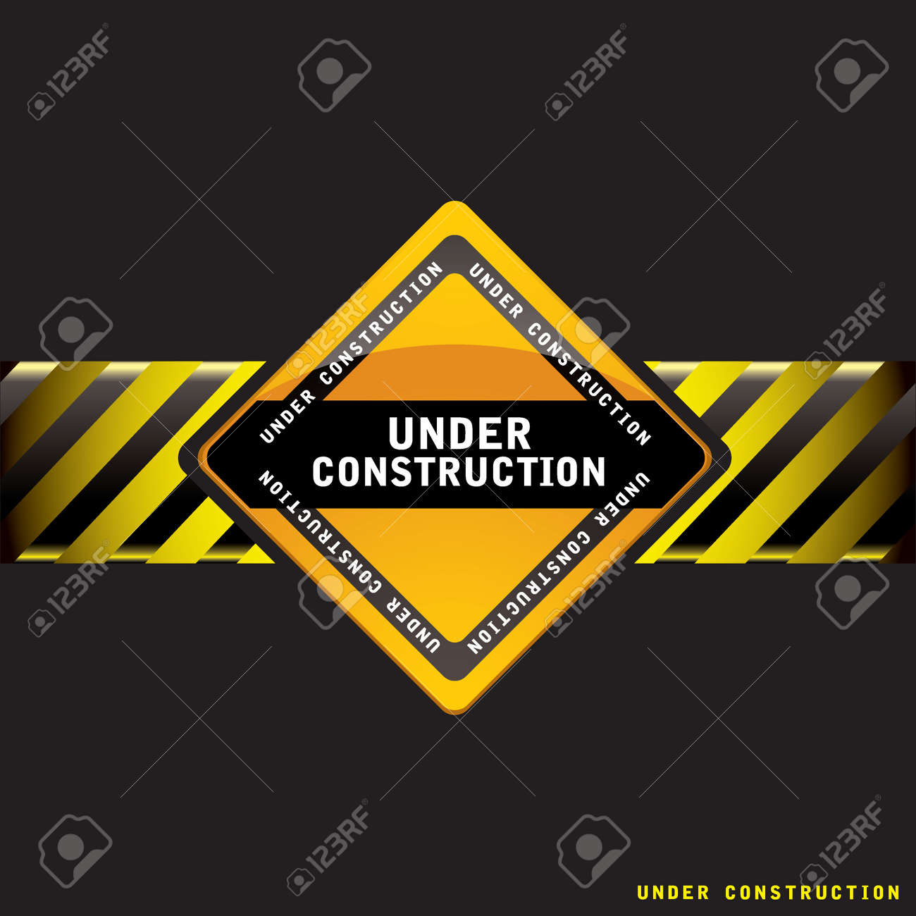 Black under construction background with copy space ideal web site template - 12852957 Black under construction background with copy space ideal web site template - 12852957