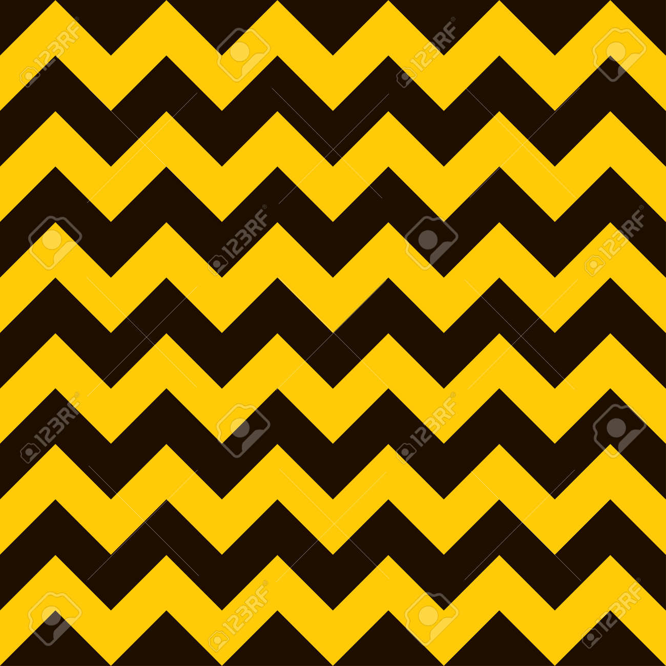 Yellow and black warning seamless tile background with chevron - 15931266 Yellow and black warning seamless tile background with chevron - 15931266