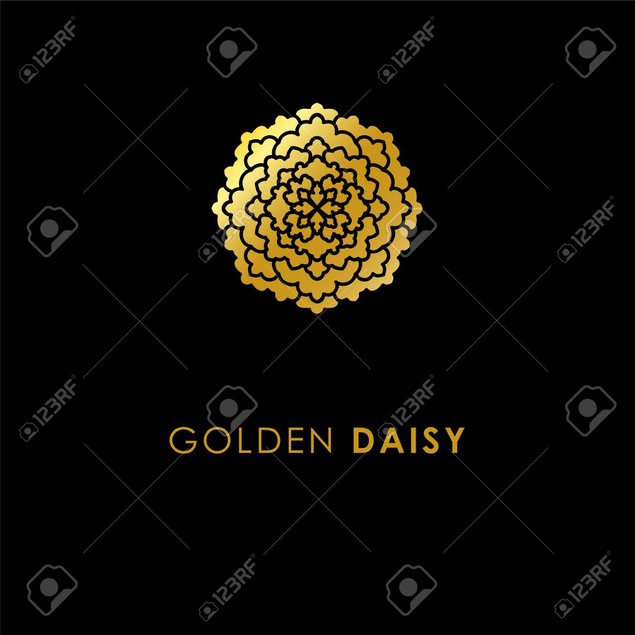 Abstract Flower Logo Icon Design Elegant Golden Daisy Symbol Royalty Free Cliparts Vectors And Stock Illustration Image 74810755 abstract flower logo icon design elegant golden daisy symbol royalty free cliparts vectors and stock illustration image 74810755