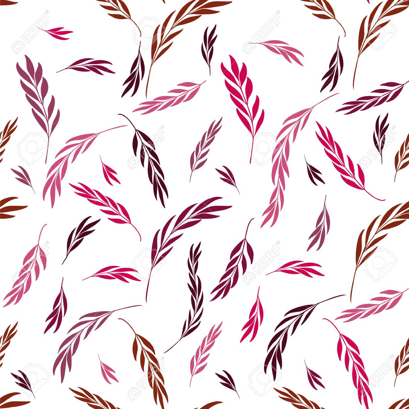 Patron Transparente De Vector Fondo Elegante Floral Suave Natural