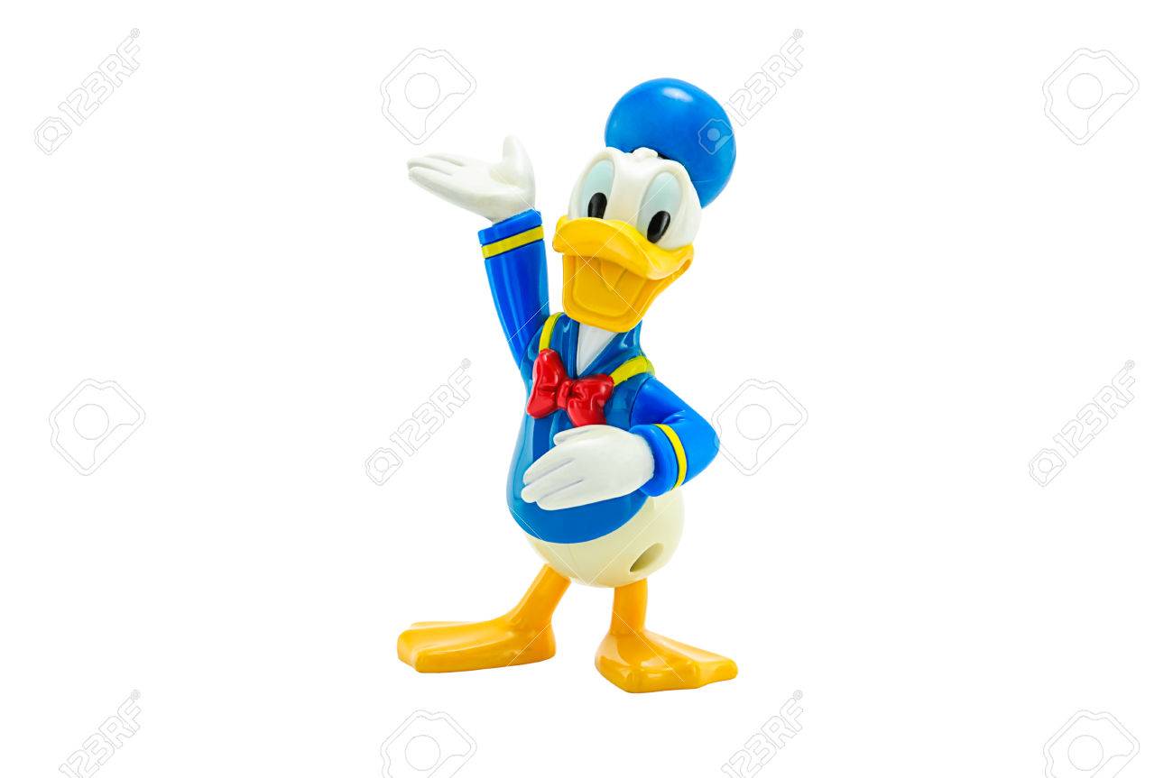 donald duck red bow tie