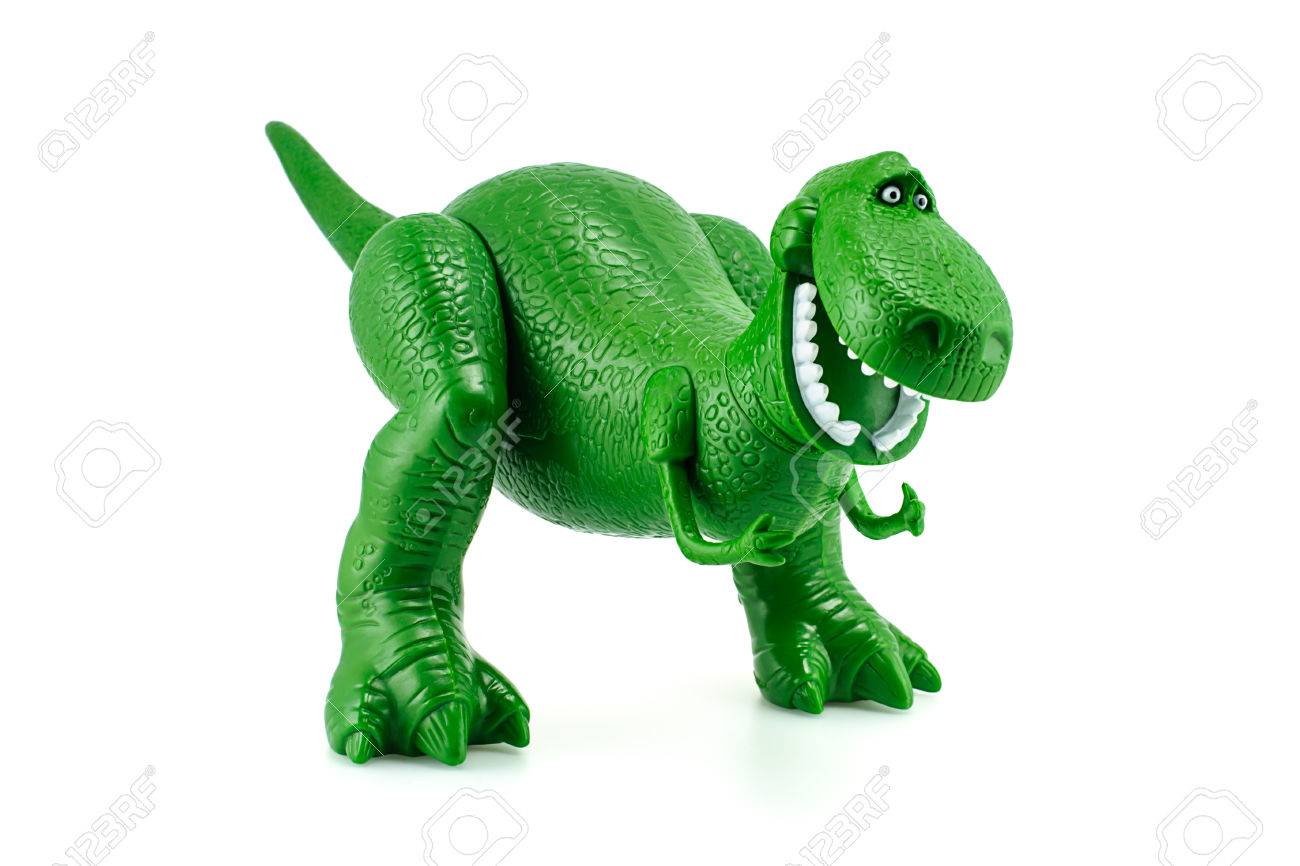バンコク タイ王国 14 年 12 月 12 日 レックス トイ ストーリー ディズニー ピクサー スタジオの作品から緑の恐竜の キャラクター の写真素材 画像素材 Image