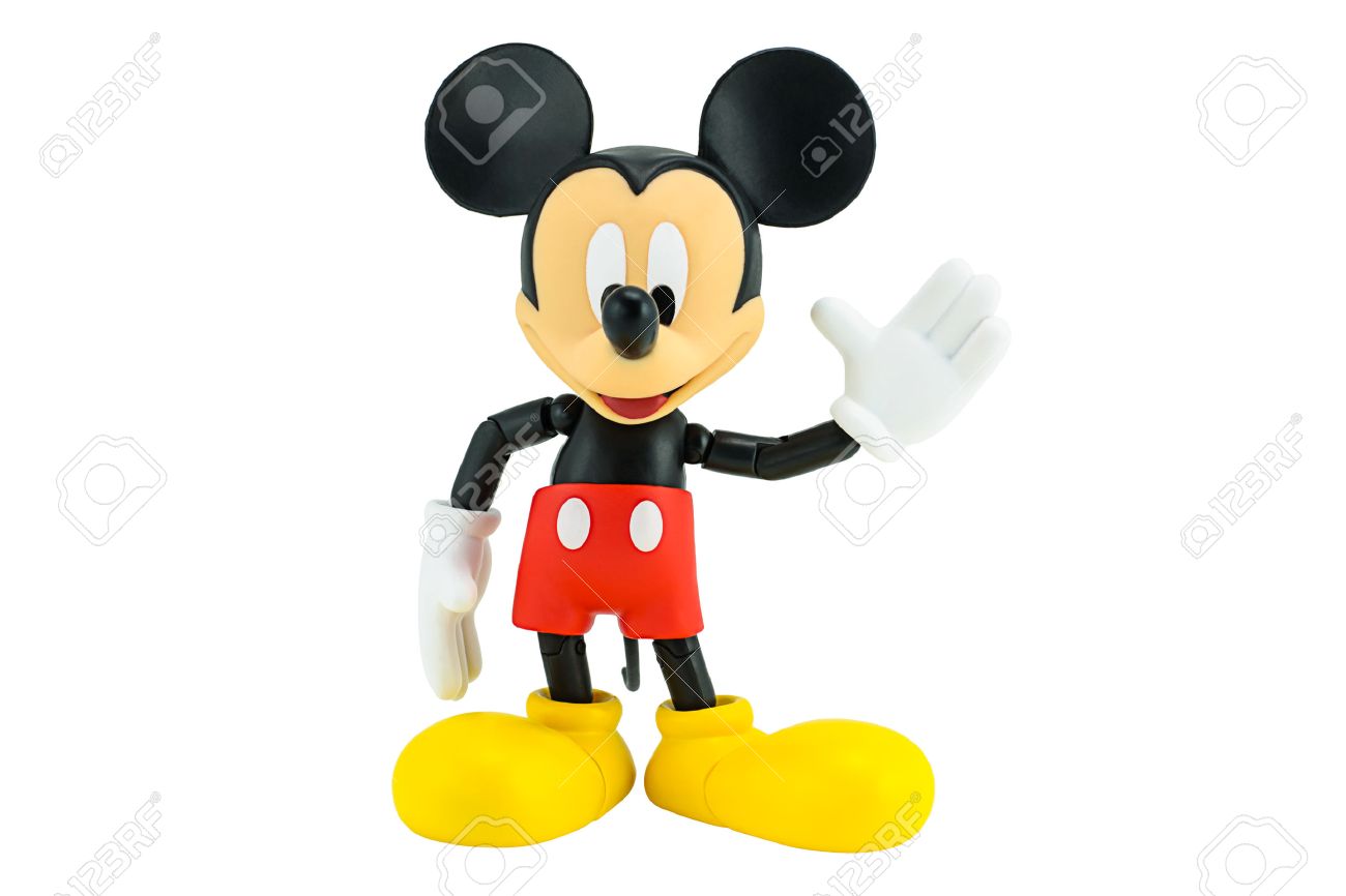 バンコク タイ 15 年 1 月 5 日 ミッキー マウス アクションはウォルト ディズニー カンパニーの公式マスコットをフィギュアします ミッキー マウスは 面白い動物漫画のキャラクターは ウォルト ディズニー スタジオによって作成されました の写真