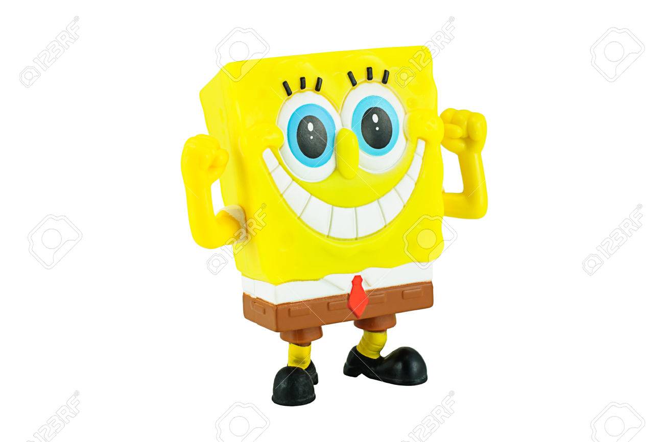 bangkok thailand january 19 2015 spongebob squarepants toy