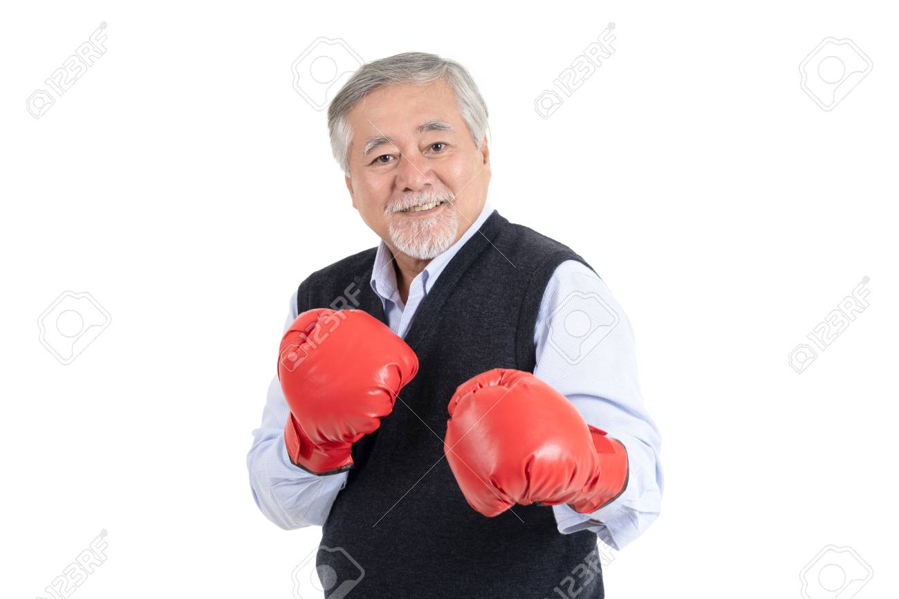 Sport Boxing Red Gloves Copy Space photo