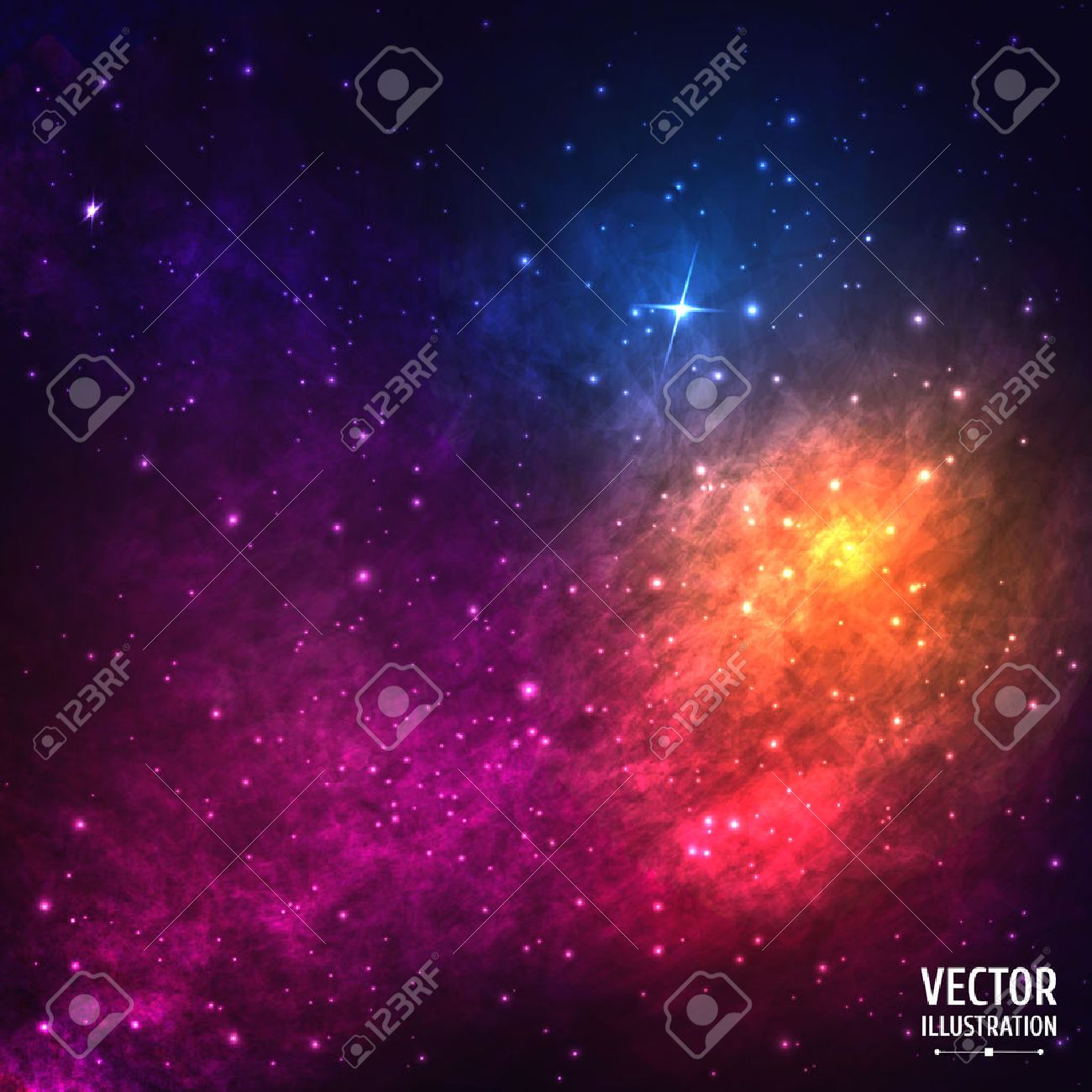 Colorful Cosmic Background with Light, Shining Stars, Stardust and Nebula. Vector Illustration for artwork, party flyers, posters, banners - 40843131 Colorful Cosmic Background with Light, Shining Stars, Stardust and Nebula. Vector Illustration for artwork, party flyers, posters, banners - 40843131