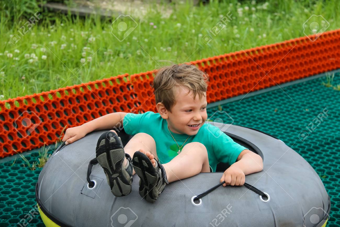boy slides