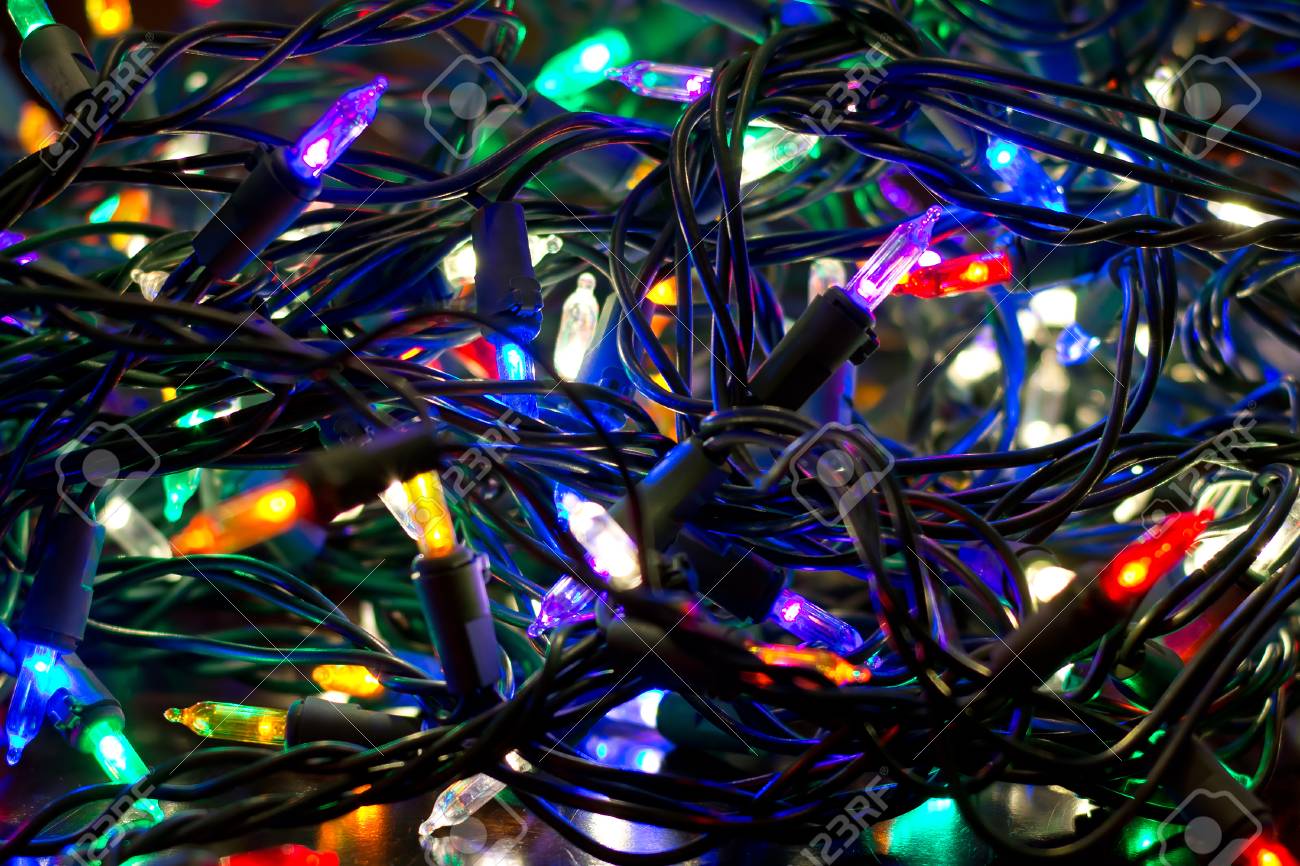 Las Luces Navideñas Colores Fotos, Retratos, Imágenes Y Fotografía De Libres De Image 58707023.