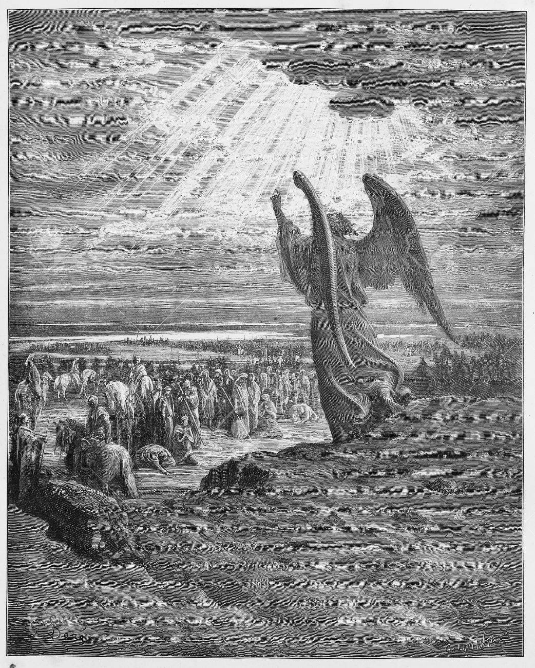 天使が届ける冬の奇跡　　絵画原画 天使はイスラエル人 - 画像聖書から旧約と新約の書籍