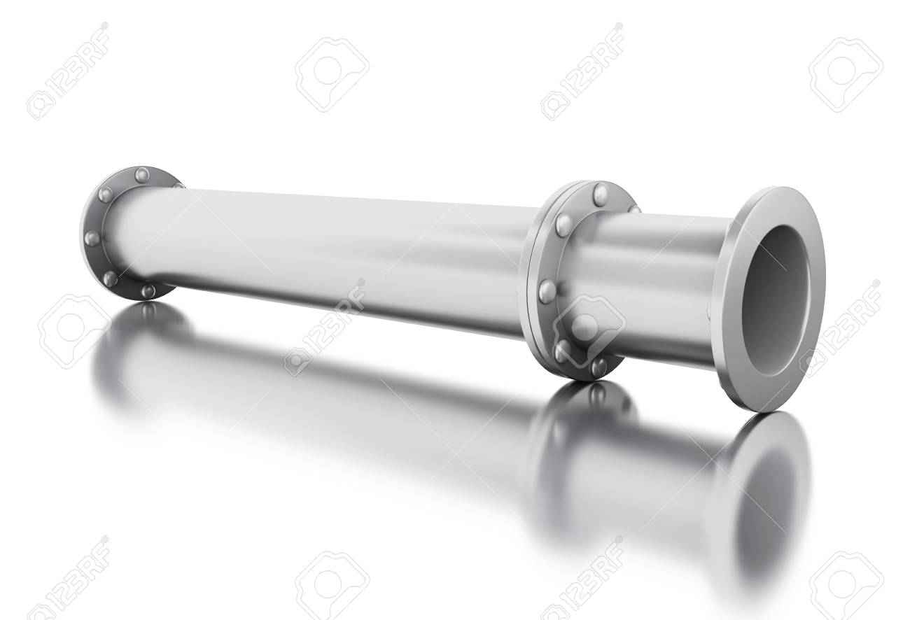3 D イラスト パイプ システム 孤立した白い背景 の写真素材 画像素材 Image