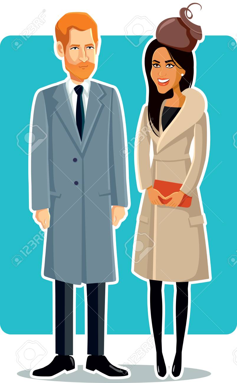 Meghan Markle and Prince Harry Editorial Illustration - 94611483 Meghan Markle and Prince Harry Editorial Illustration - 94611483