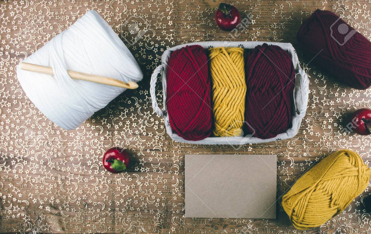 Download Preparing For Christmas Christmas Crafts Knitting Patterns On Stock Photo Picture And Royalty Free Image Image 88250366 PSD Mockup Templates