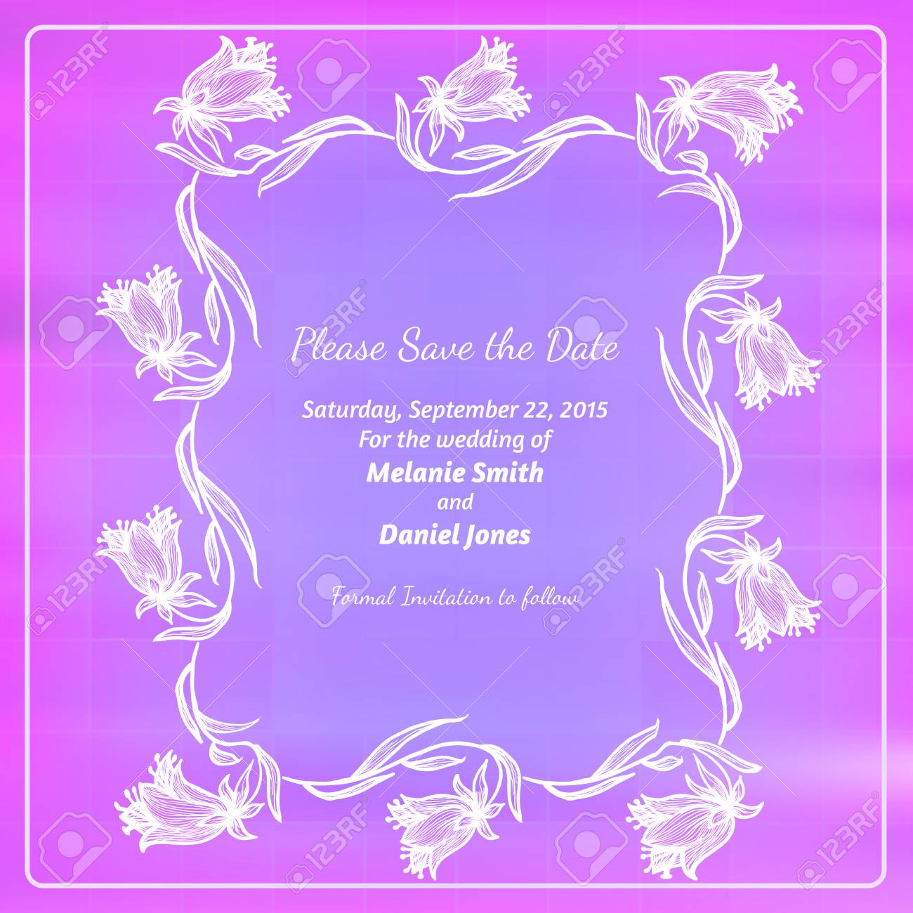 creative colorful decorative design for invitations template