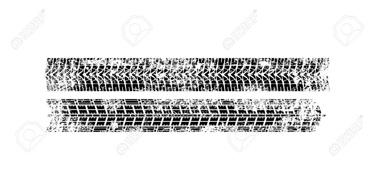 Vector Print Textured Tire Track . Design Element .Bike thread silhouette. Vector illustration - 159550752 Vector Print Textured Tire Track . Design Element .Bike thread silhouette. Vector illustration - 159550752