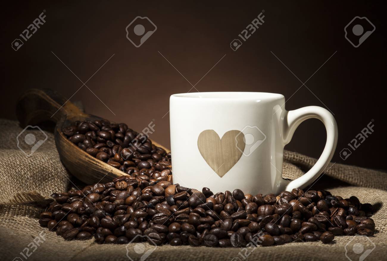 white coffee cup with
