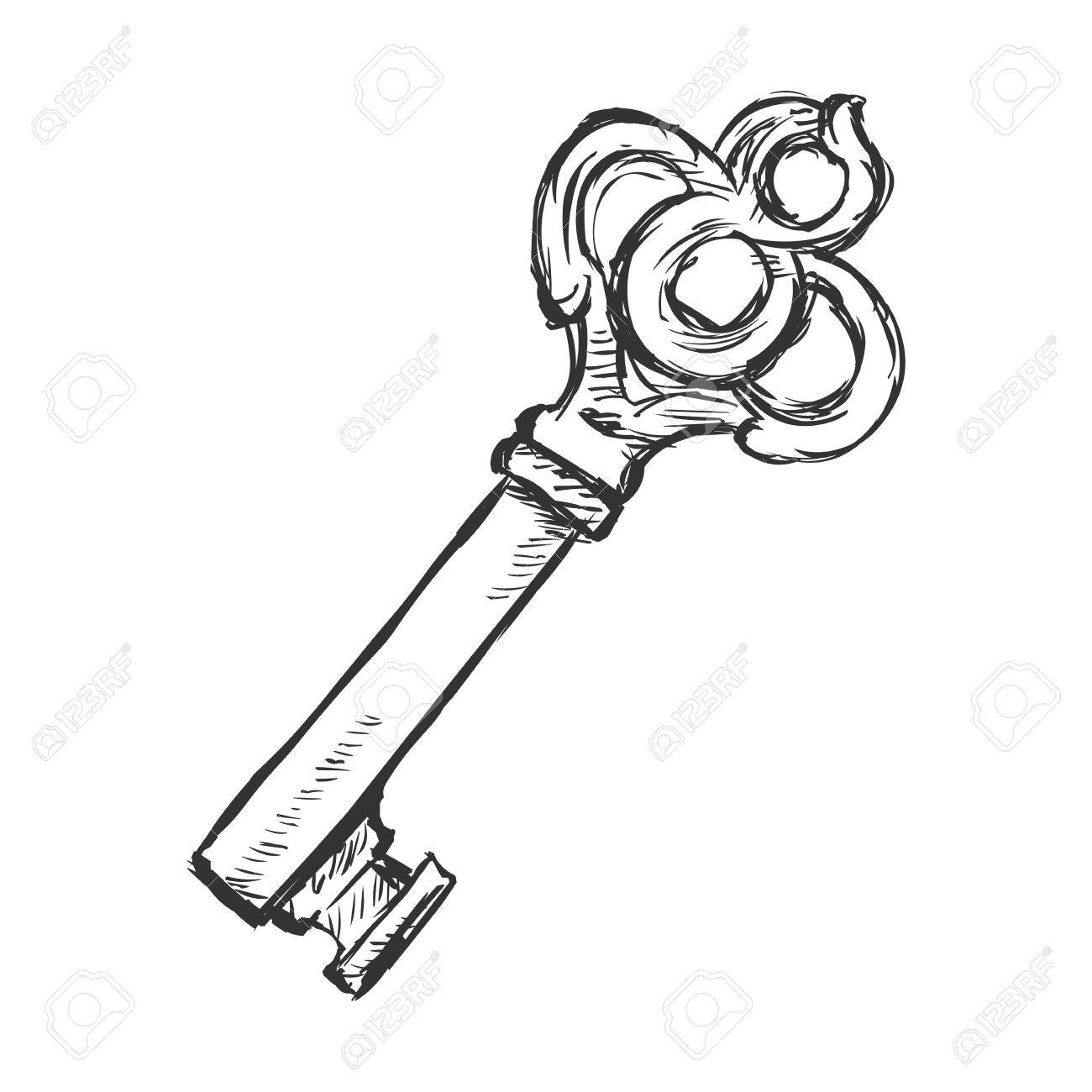 Skizze des schluessels