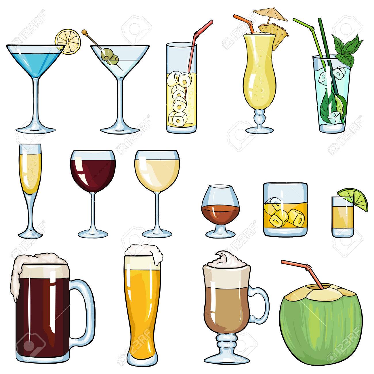 Featured image of post Cartoon Pictures Of Alcoholic Drinks