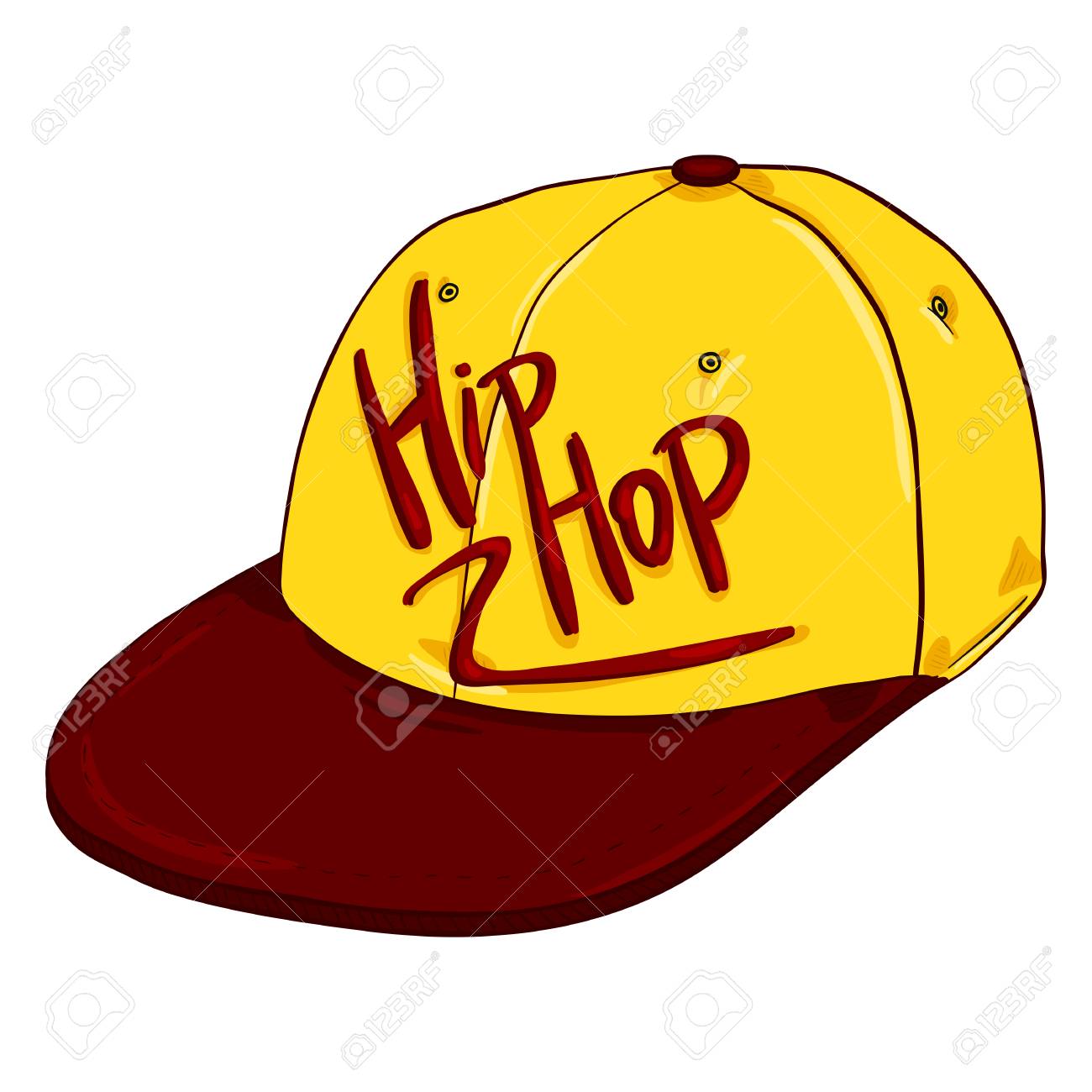 cap with flat peak