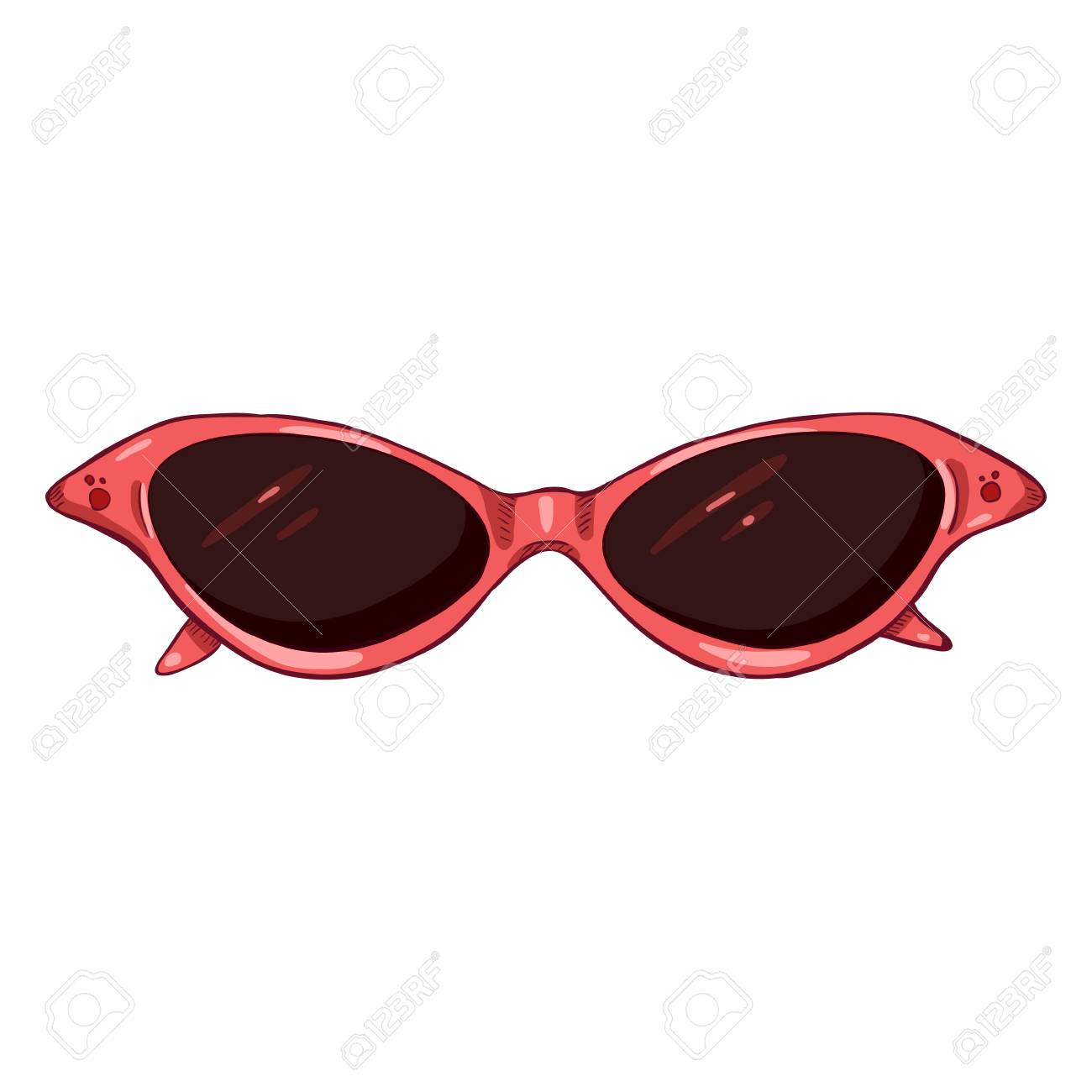 pink plastic sunglasses