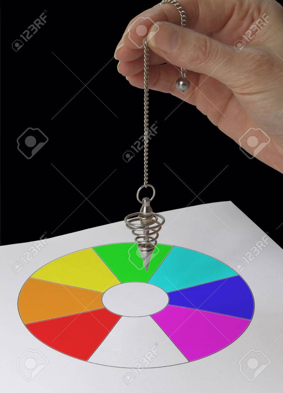 Radionics Practitioner With Color Dowsing Chart Female Hand Stock Photo Picture And Royalty Free Image Image 68540360