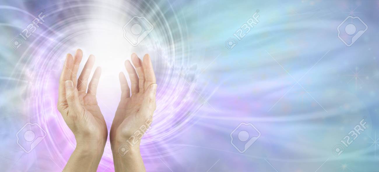 Channeling Vortex Healing Energy - Female Hands Reaching Up With White  Vortex Energy Formation And Pink Blue Ethereal Energy Field Background  Stock Photo, Picture And Royalty Free Image. Image 81779732.