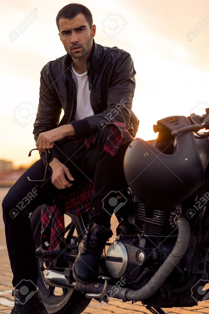 leather biker guys