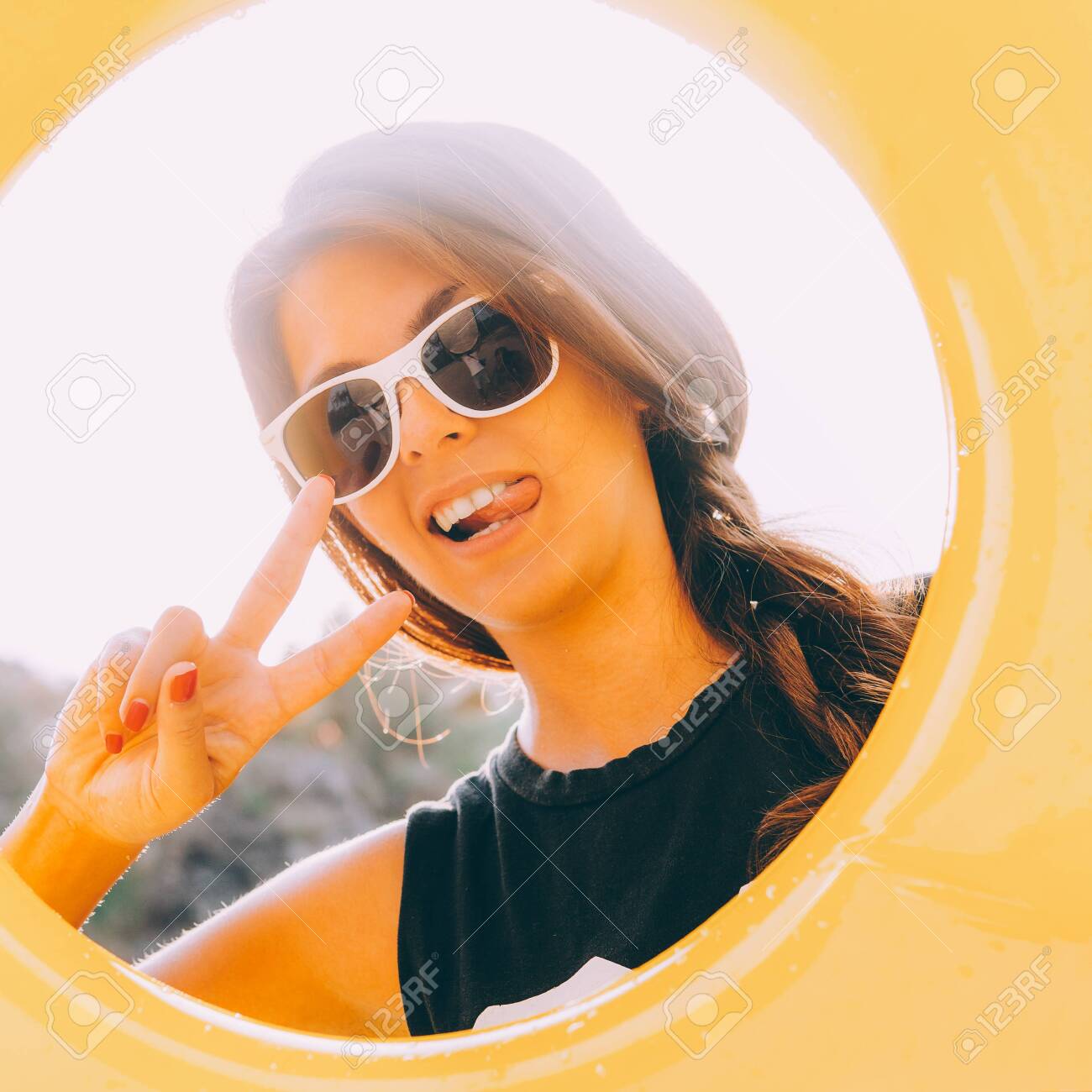 big yellow sunglasses