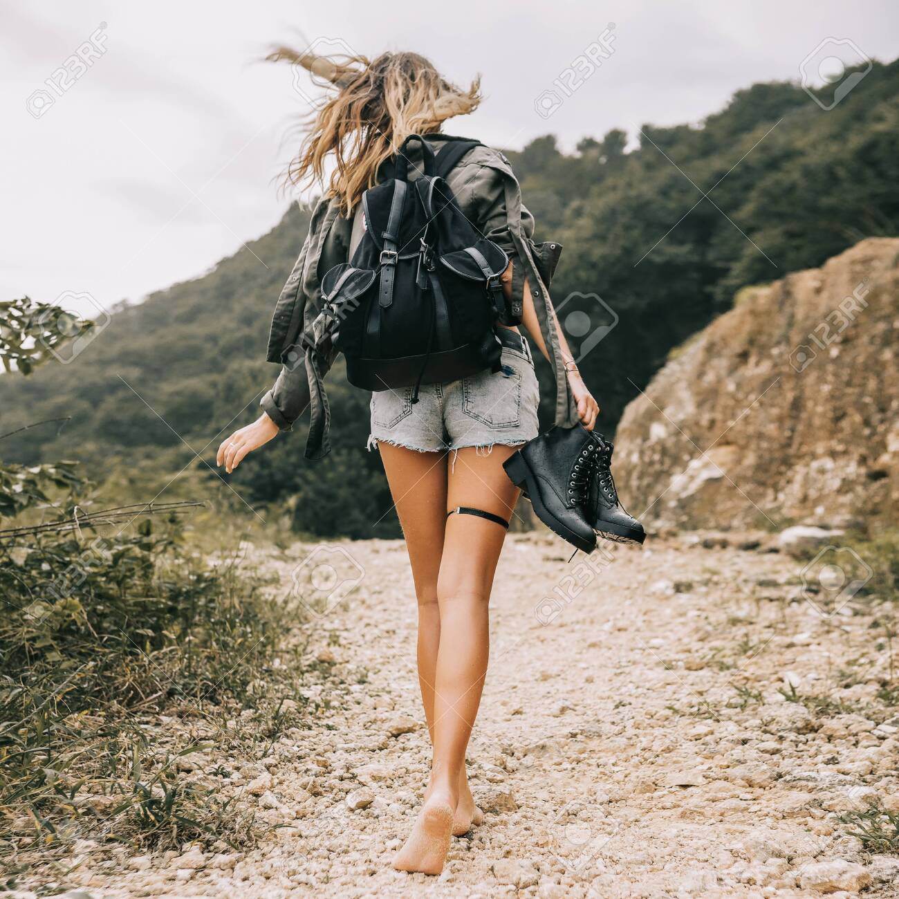 hipster travel backpack