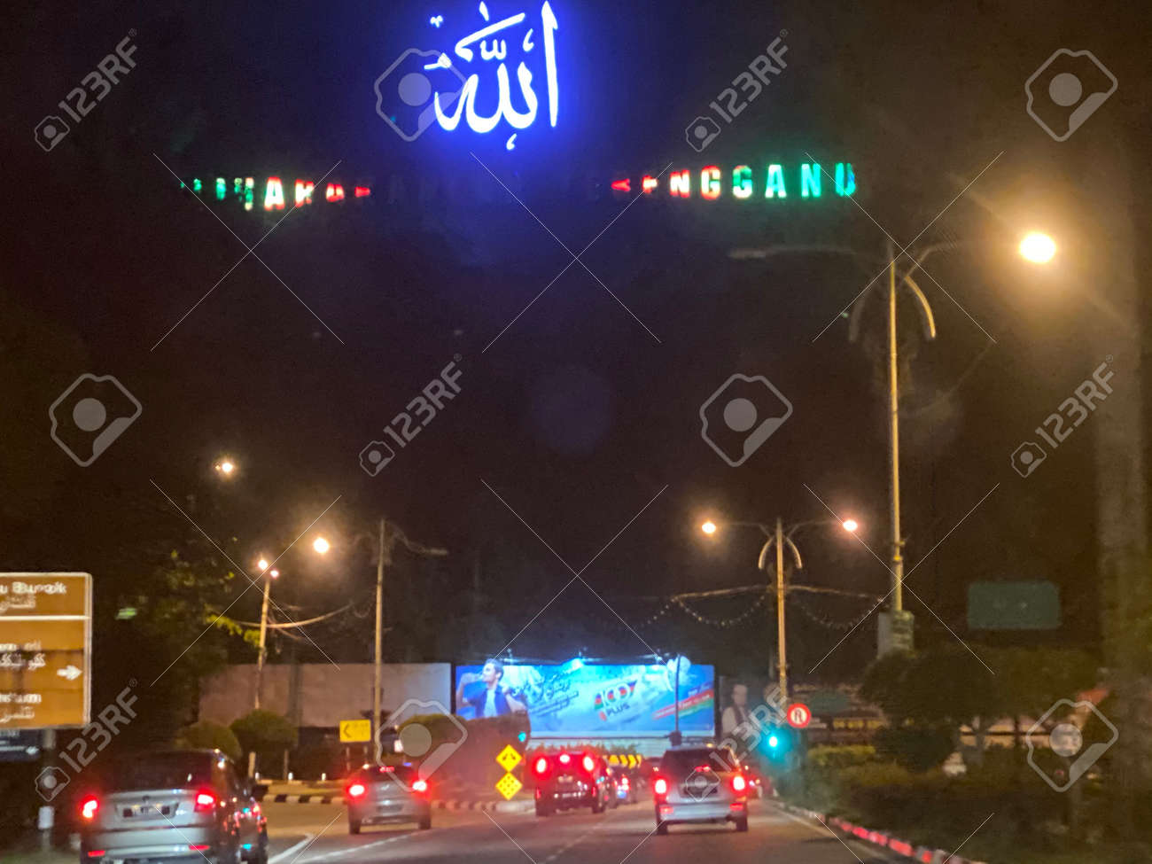 Bukit Besar Hill Signature Night View Kuala Terengganu Stock Photo Picture And Royalty Free Image Image 156191478