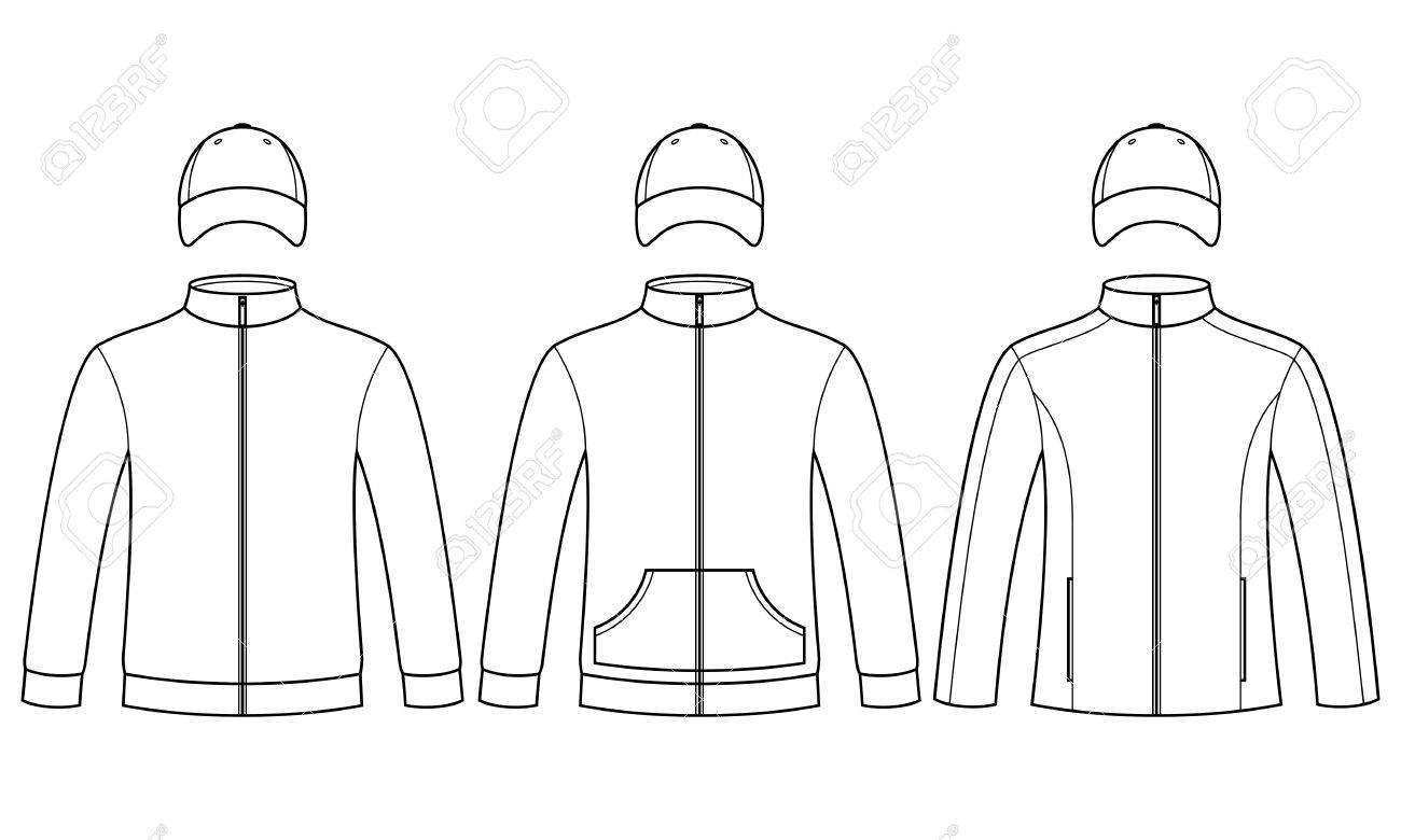 blank jacket template