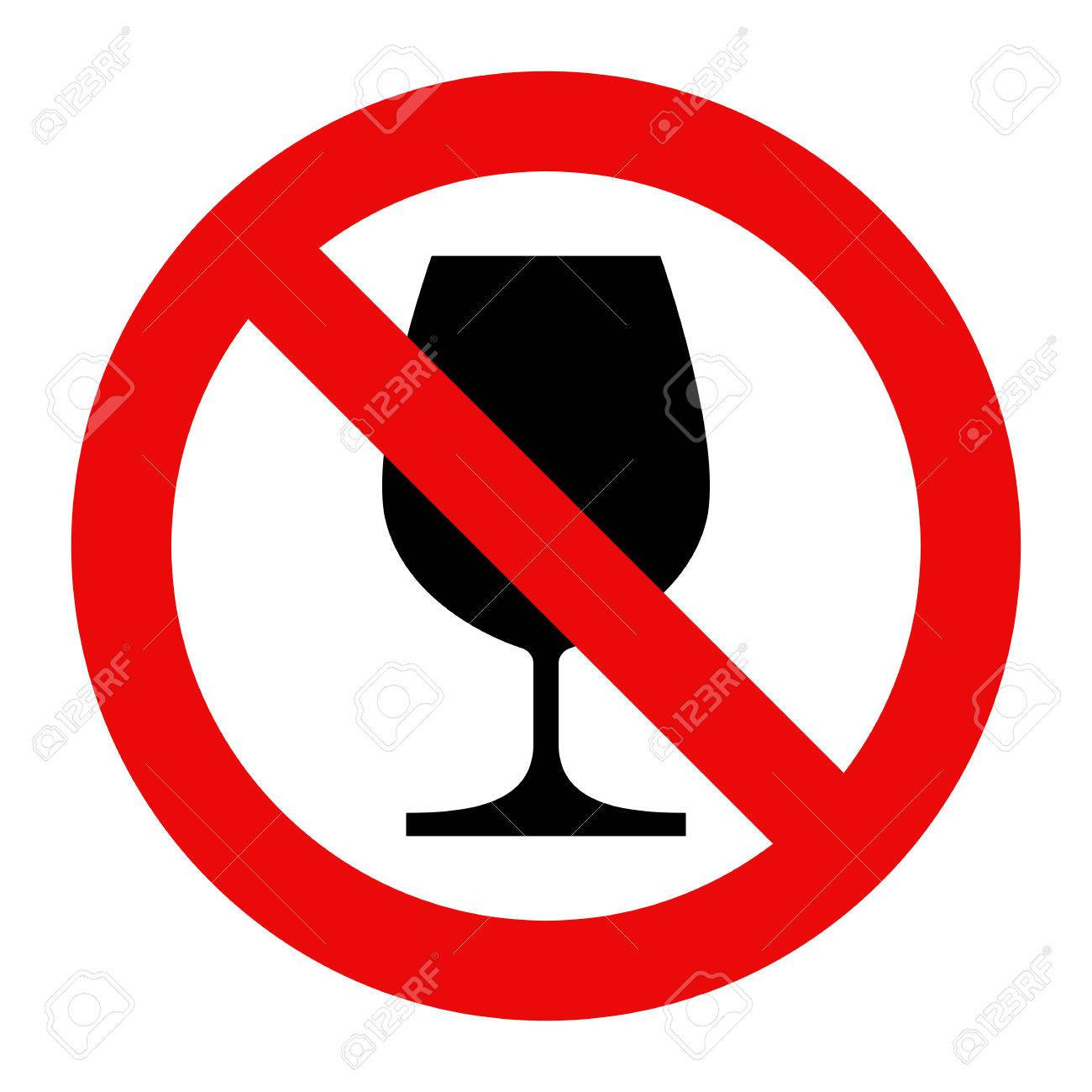 Kein Alkohol Zeichen Warnzeichen Isoliert Auf Weissem Hintergrund Lizenzfrei Nutzbare Vektorgrafiken Clip Arts Illustrationen Image 50306539