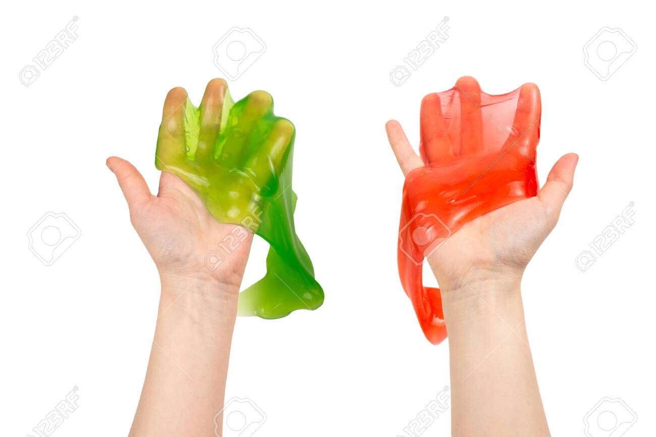 slime hand toy
