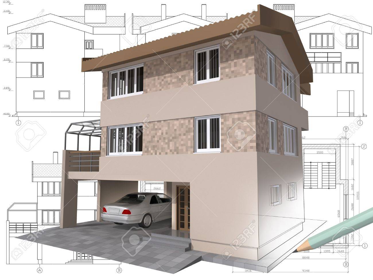 「dibujo casa 3d」的圖片搜尋結果