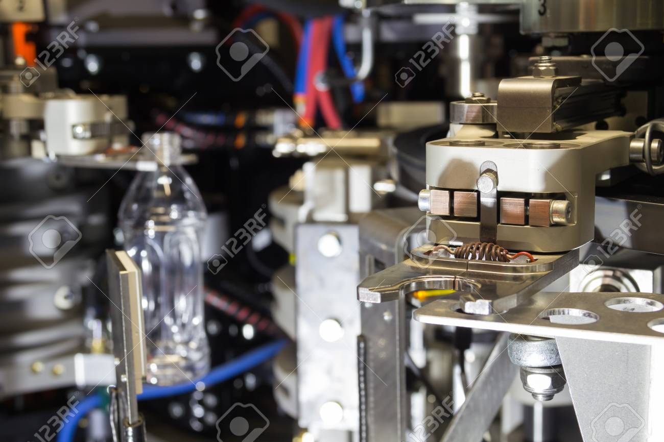 Pet Bottles Blowing The Plastic Bottle Blowing Machine Heating Stock Photo Picture And Royalty Free Image Image 8699