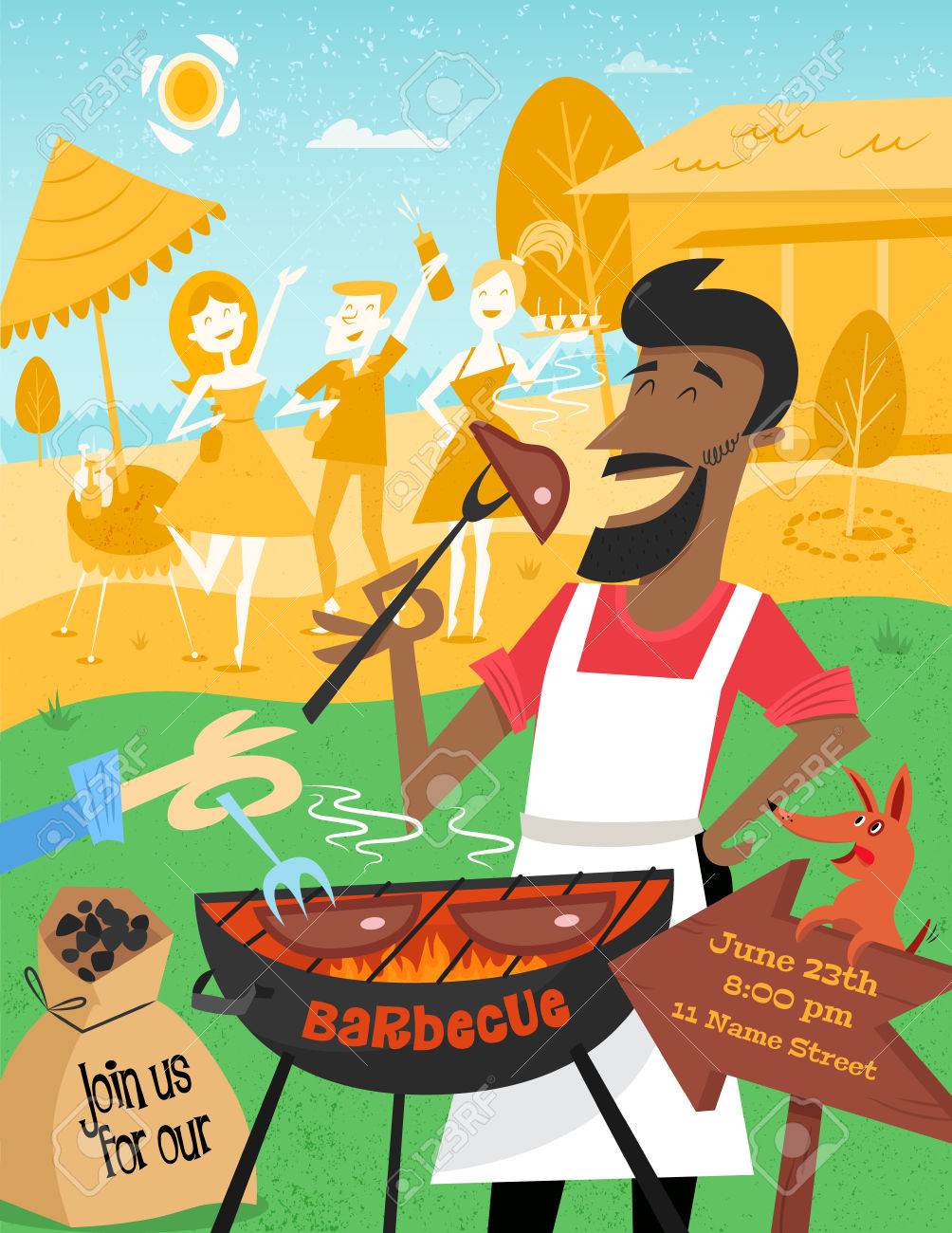 bbq poster