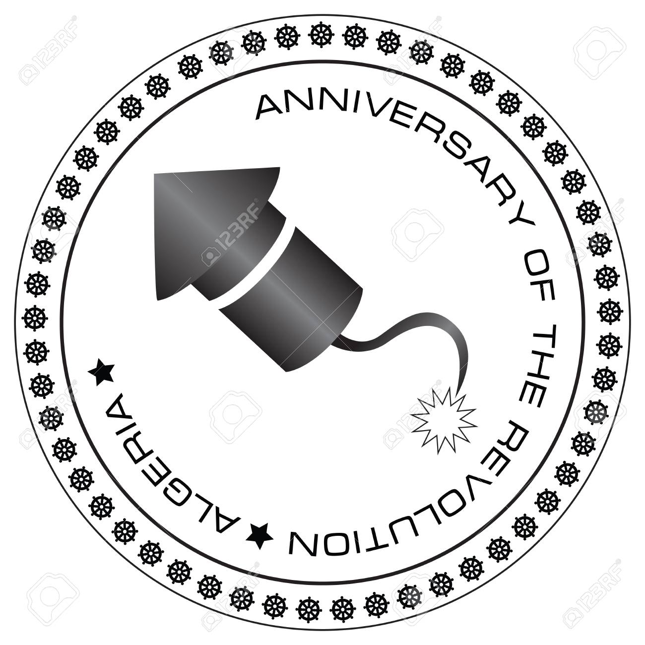 11 月にアルジェリア革命の 1 周年記念をスタンプします のイラスト素材 ベクタ Image 11 月にアルジェリア革命の 1 周年記念をスタンプします のイラスト素材 ベクタ Image