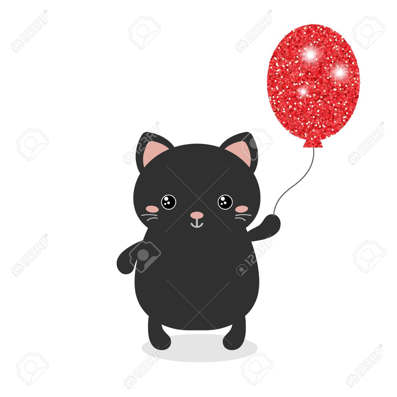 猫のイラスト 猫は風船を持っている のイラスト素材 ベクタ Image 猫のイラスト 猫は風船を持っている のイラスト素材 ベクタ Image