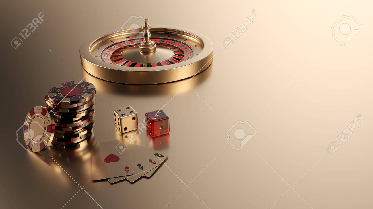 Gold Casino Chips, Dices, Four Aces And Roulette Wheel Isolated On The Golden Background - 3D Illustration Stock Photo, Picture And Royalty Free Image. Image 134283099. Gold Casino Chips, Dices, Four Aces And Roulette Wheel Isolated On The Golden Background - 3D Illustration Stock Photo, Picture And Royalty Free Image. Image 134283099.