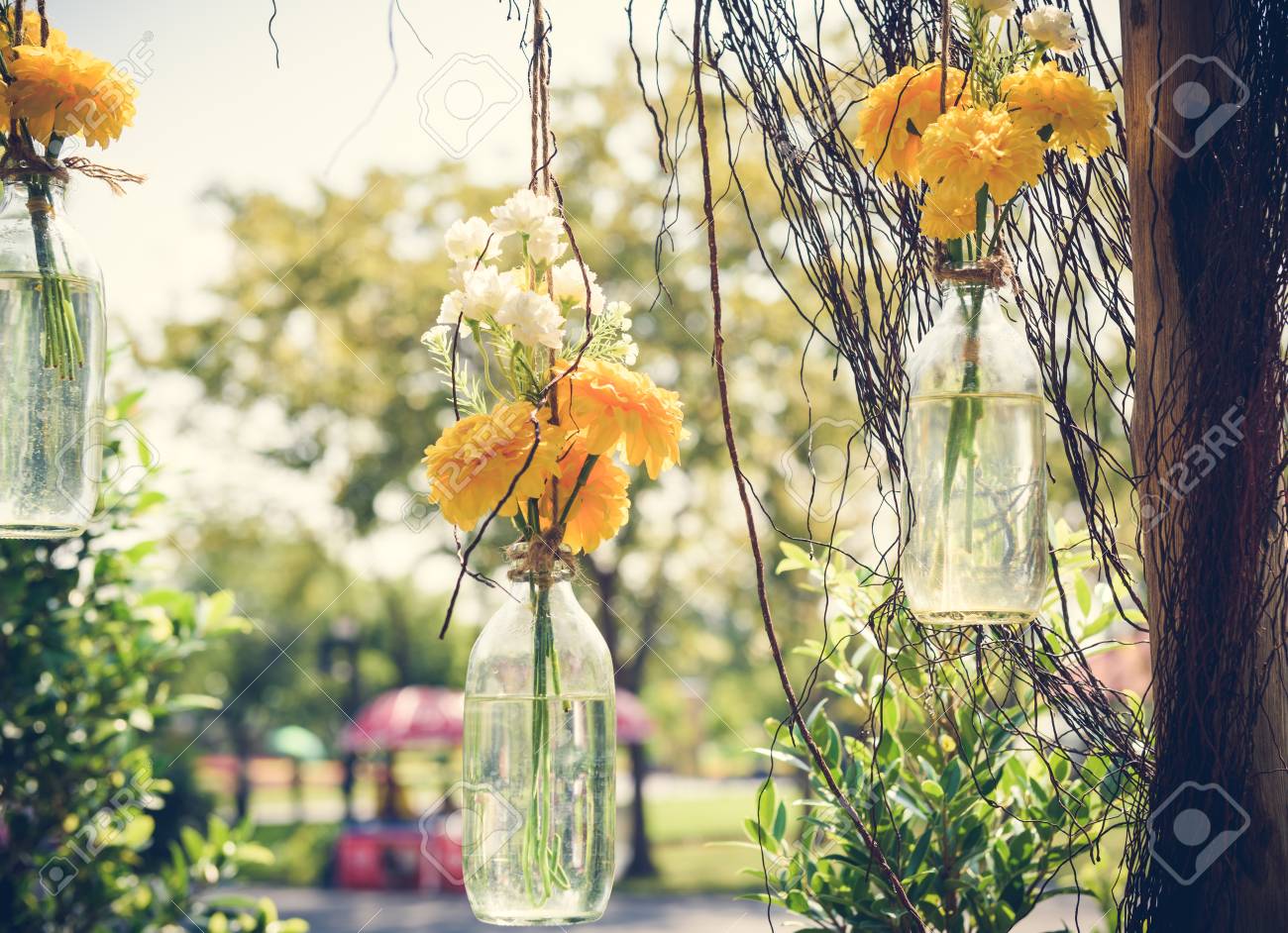 the marigold flowers in