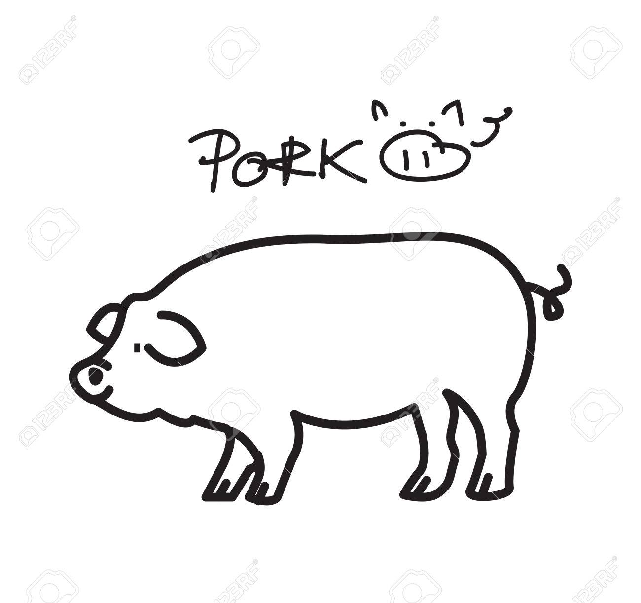Vector And Illustrator Image Of Pig Royalty Free Cliparts Vectors And Stock Illustration Image