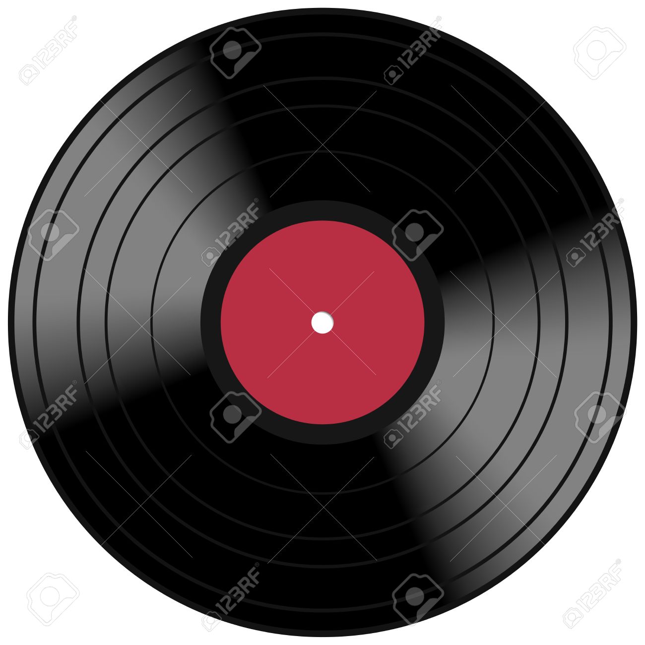 vintage music record concept