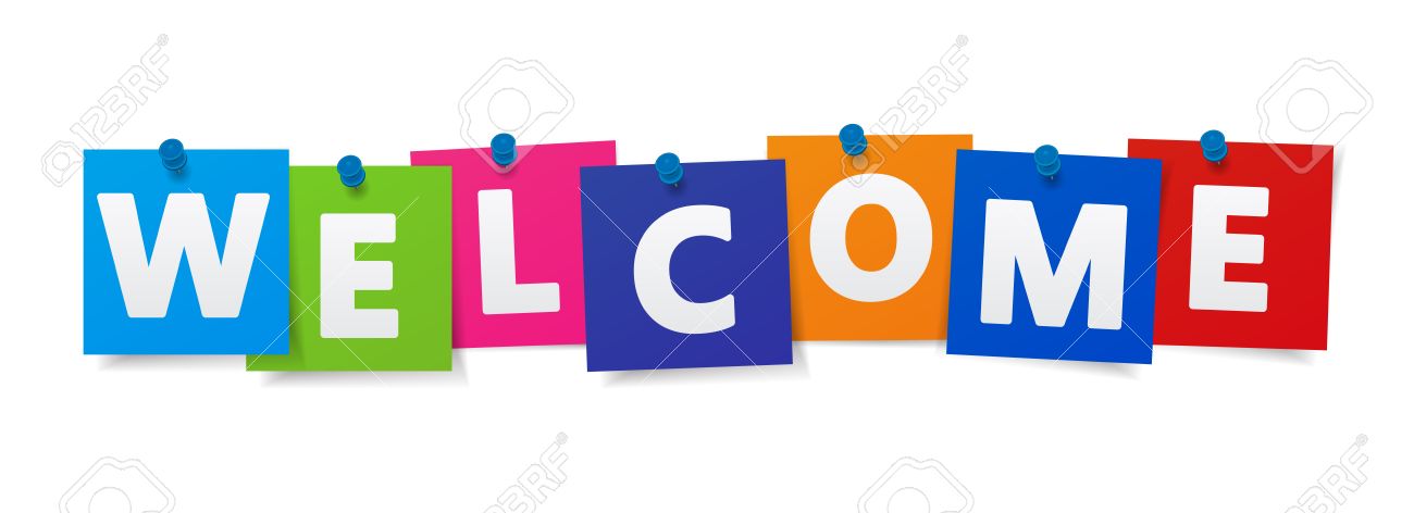 Welcome word and sign on colorful paper notes vector EPS 10 illustration on white background. - 80572250 Welcome word and sign on colorful paper notes vector EPS 10 illustration on white background. - 80572250