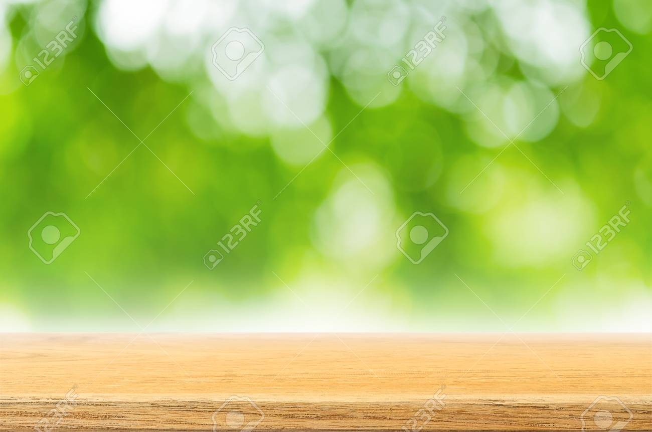 Wooden Table Top With Background Blur Can Be Used For Display Stock Photo Picture And Royalty Free Image Image