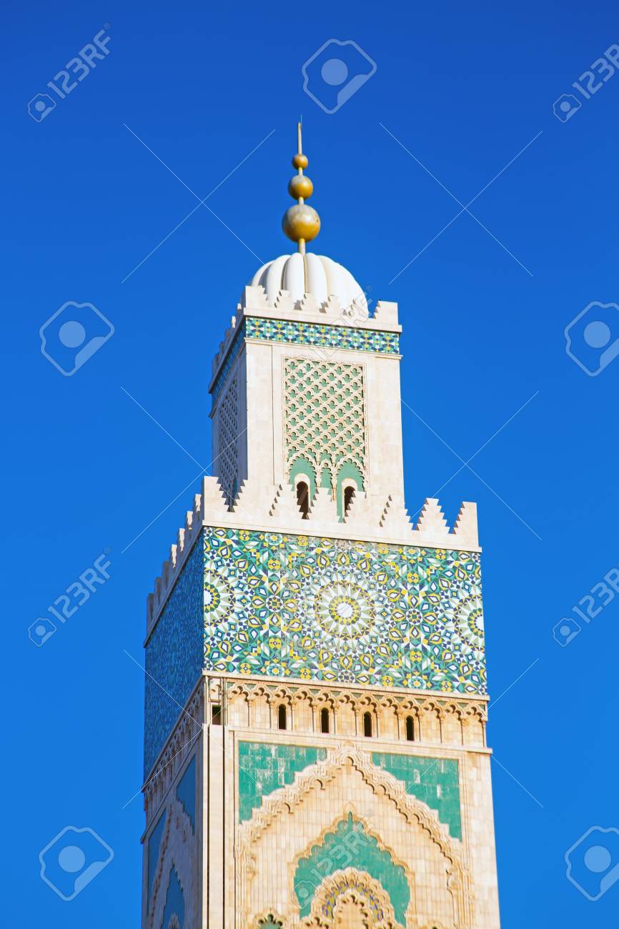 ハッサン 2 世モスク カサブランカ モロッコからタワー の写真素材 画像素材 Image ハッサン 2 世モスク カサブランカ モロッコからタワー の写真素材 画像素材 Image
