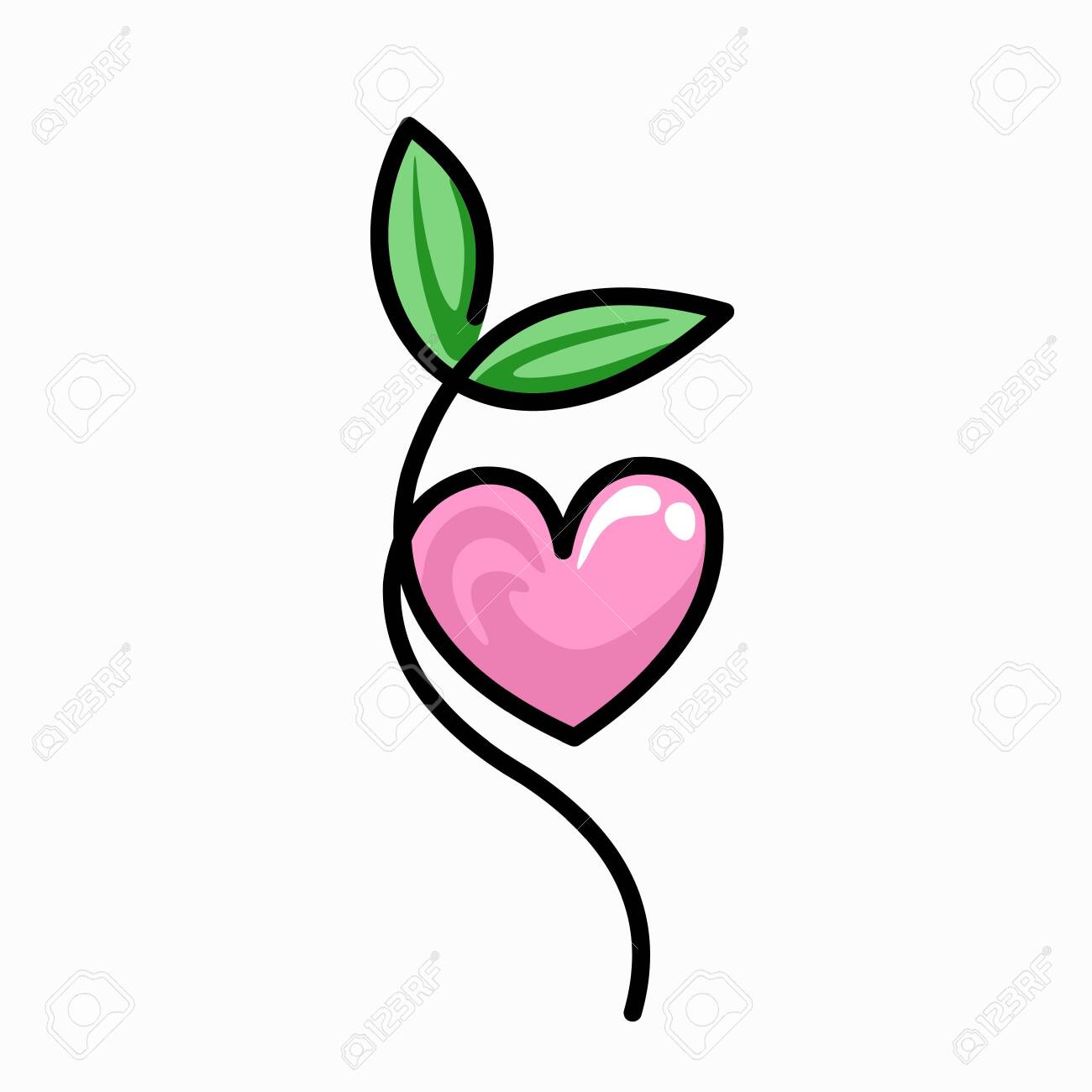 Seed Plants Logo With Seeds Forming A Heart Royalty Free Cliparts Vectors And Stock Illustration Image 143873014