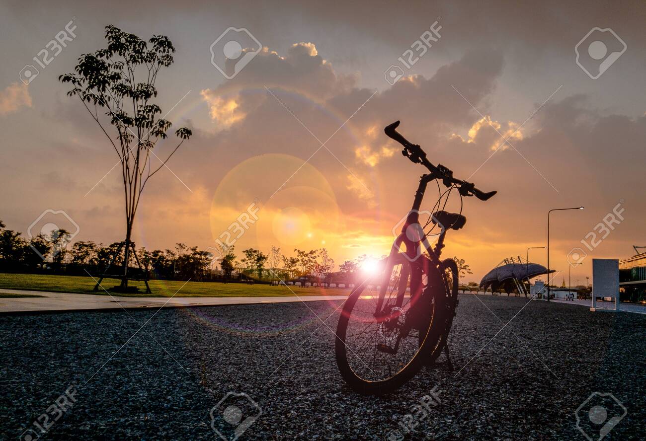 bicycle for morning exercise